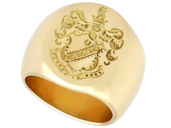 Gold Signet Ring