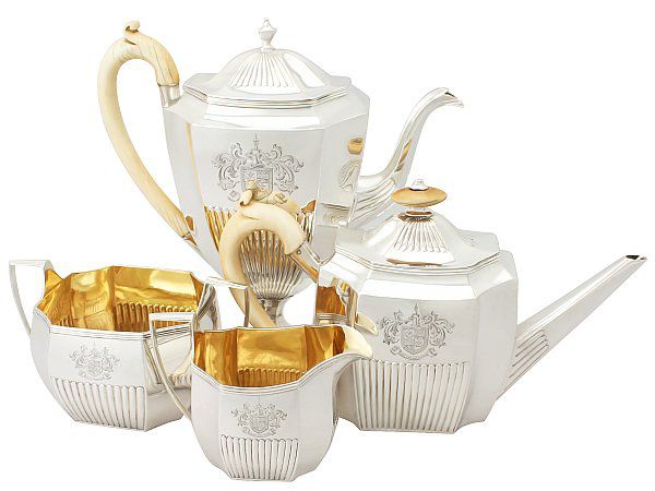 silver for tea drinking
