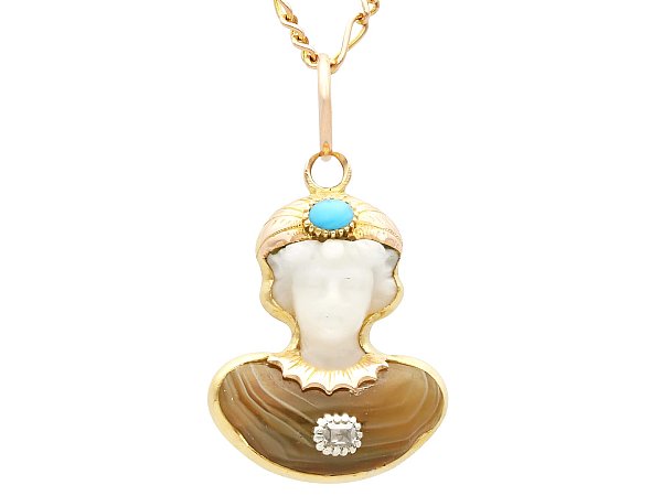 Cameo Victorian Pendant