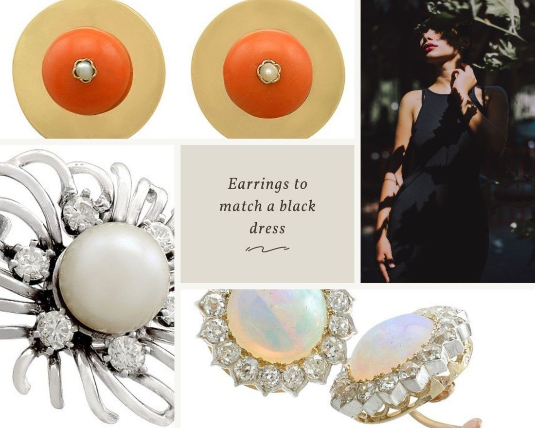 Earrings to Match a Black Dress