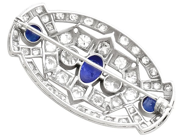 Gemstone Brooch Fastening