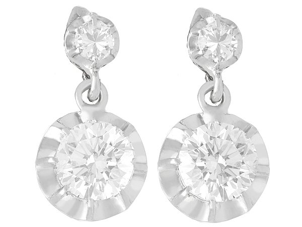 Diamond Drop Earrings