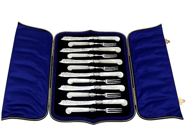 mother of pearl flatware
