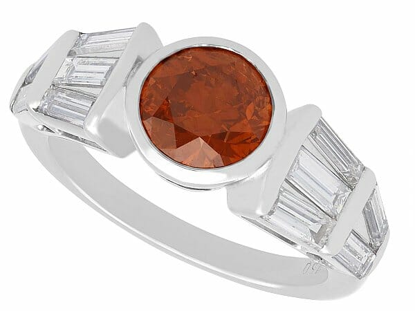 diamond white gold dress ring
