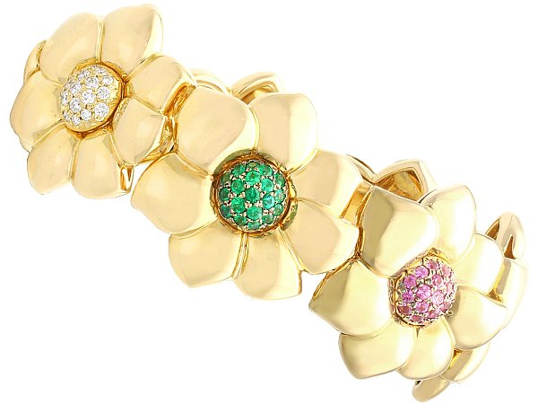 vintage gemstone bracelet