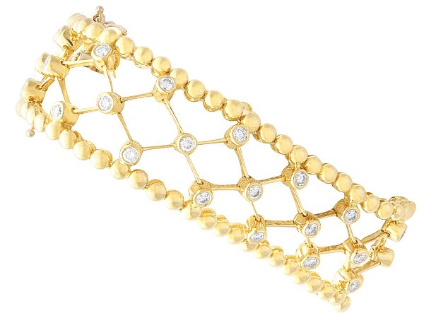 90s vintage diamond bracelet