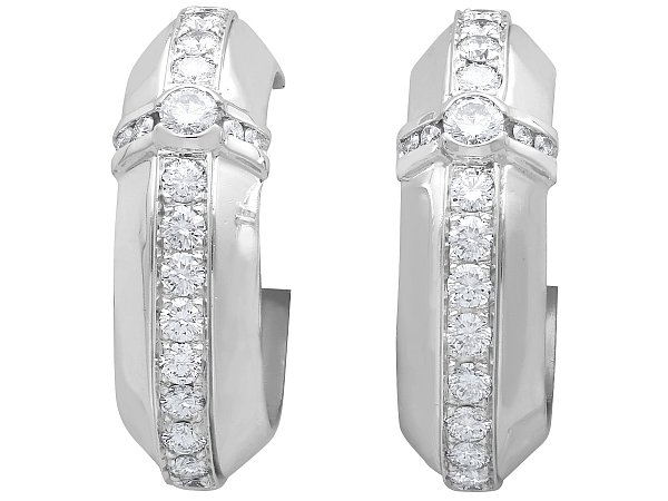 mens hoop earrings diamond