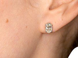 diamond stud earrings