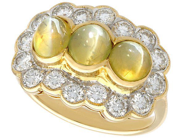cats eye chrysoberyl ring 