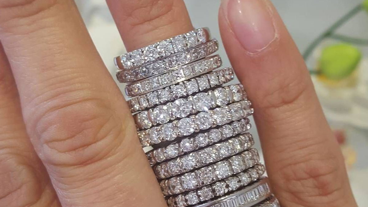 diamond eternity rings