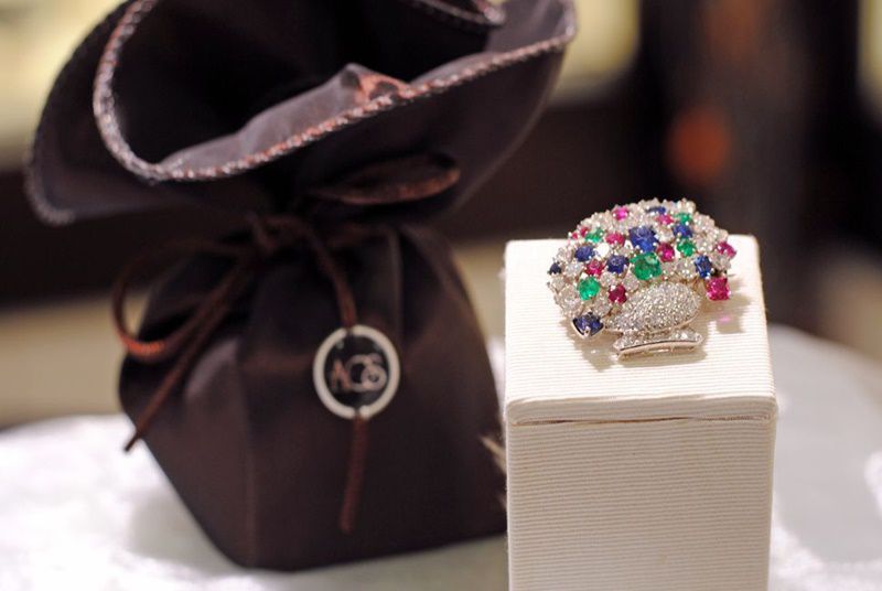 tutti frutti brooch at AC Silver