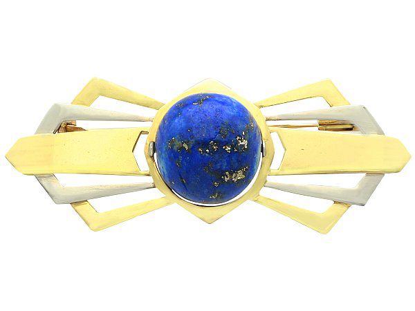 lapis lazuli brooch