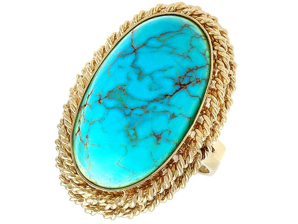 vintage turquoise ring
