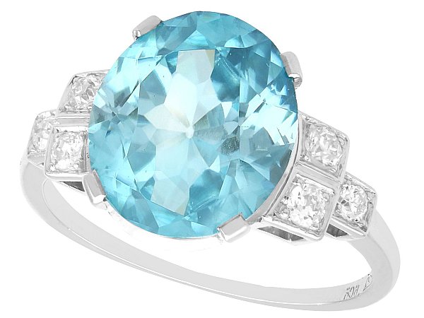 zircon and diamond ring