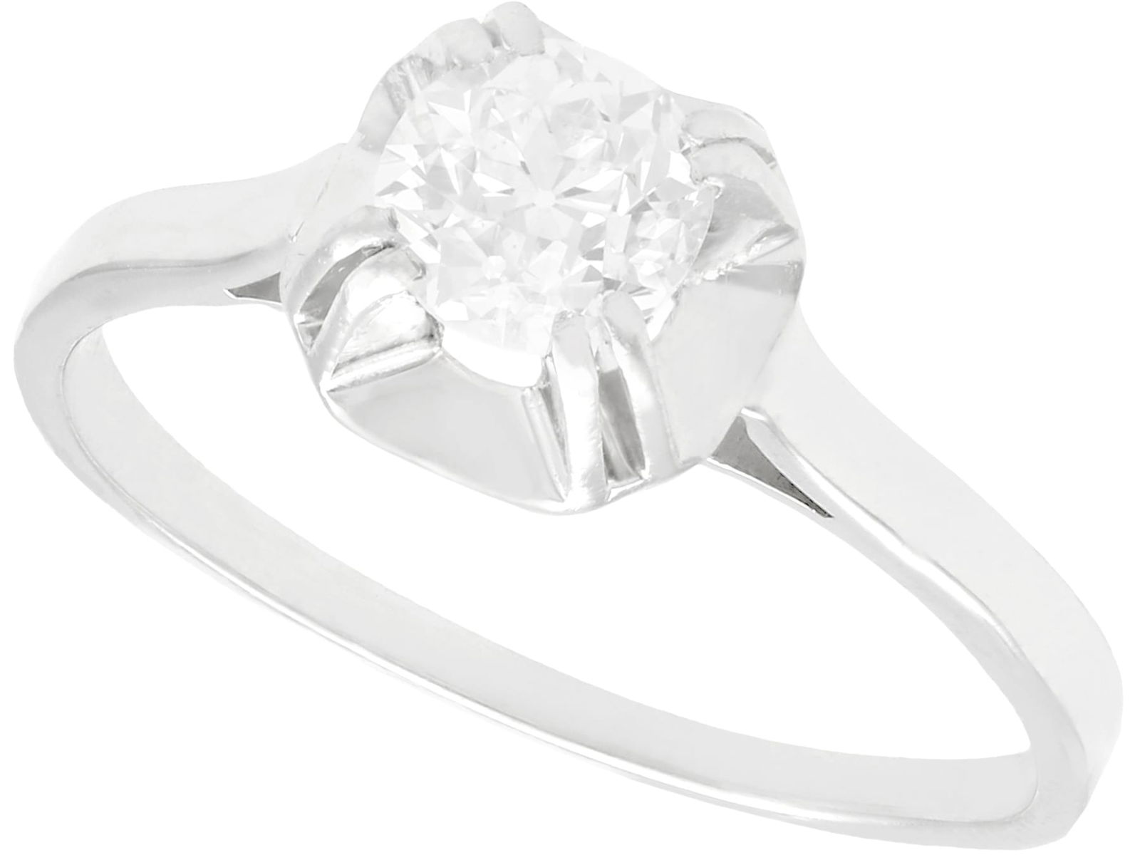 diamond platinum solitaire ring 