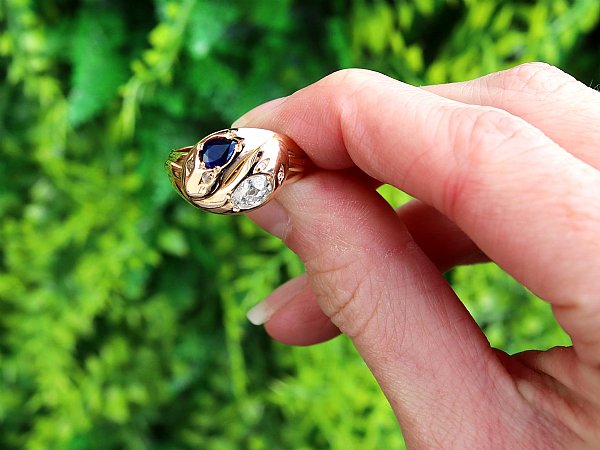 Victorian snake ring