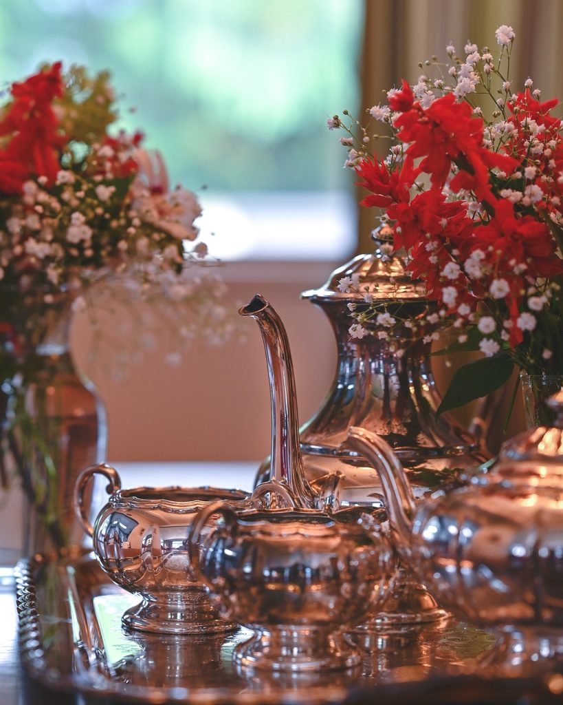 silver tea set