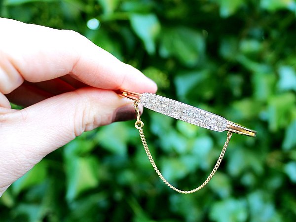 old mine cut bangle
