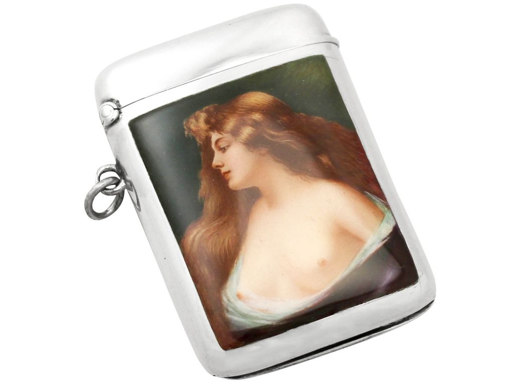 Miniature Portrait Vesta Case