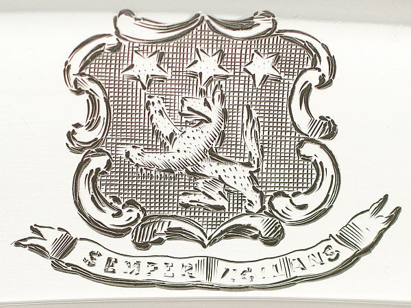 valuable antique silver tray