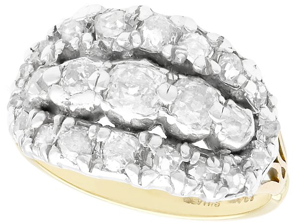 Old Mine Cut Diamond Rings