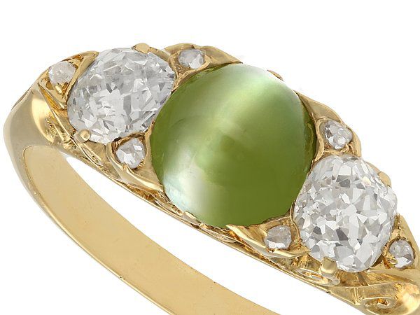 Cat’s Eye Chrysoberyls Gemstone Ring