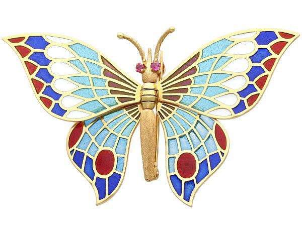 80th Birthday Brooches