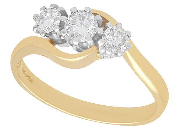 Trilogy Dainty Engagement Ring