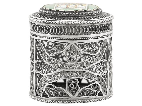 Silver Filigree Box