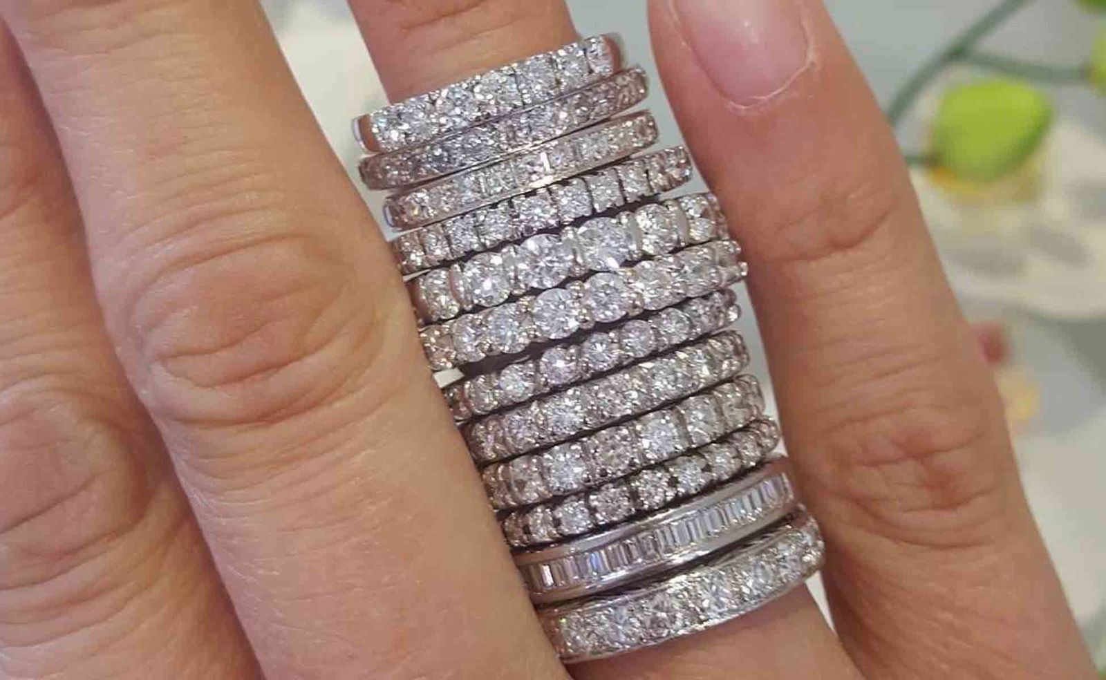 diamond eternity rings