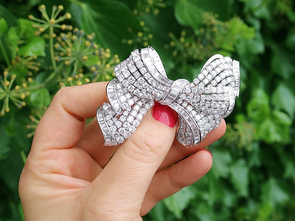 wedding diamond brooch