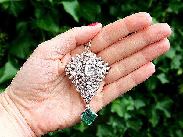 Zambian emerald necklace