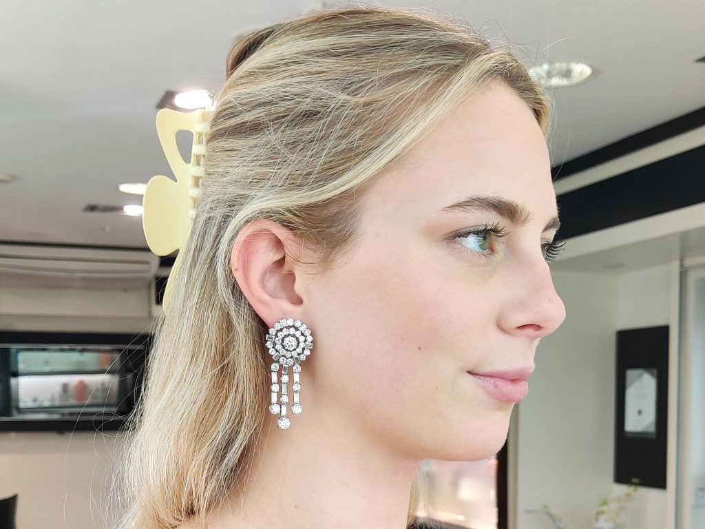 Pairing Statement Diamond Earrings
