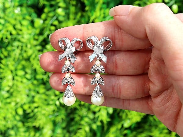 Pearl Drop Clip-On Earrings