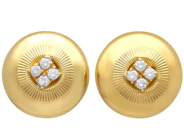 1960s stud earrings