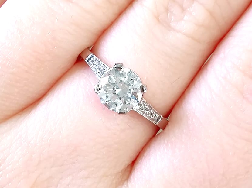 1 carat diamond rings