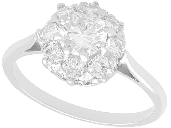 Diamond cluster rings