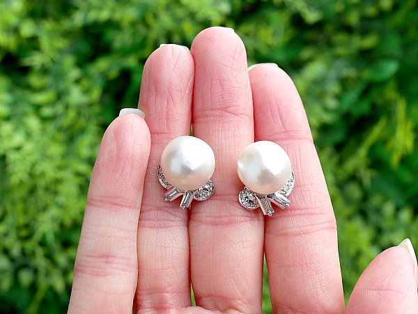 Pearl Stud Clip-On Earrings