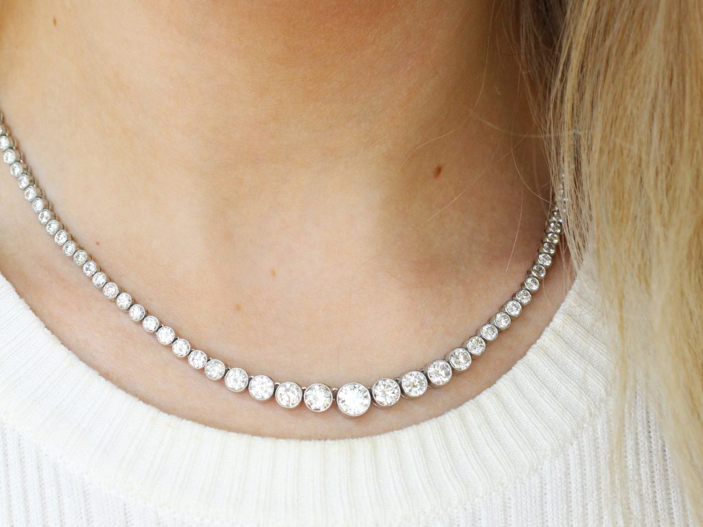 diamond riviere necklace 