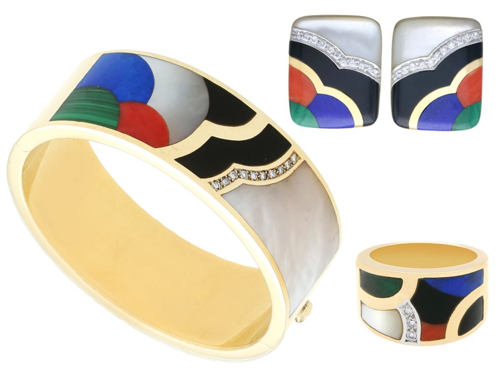 set of 1970s jewellery