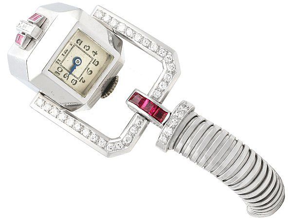 ruby and diamond watch