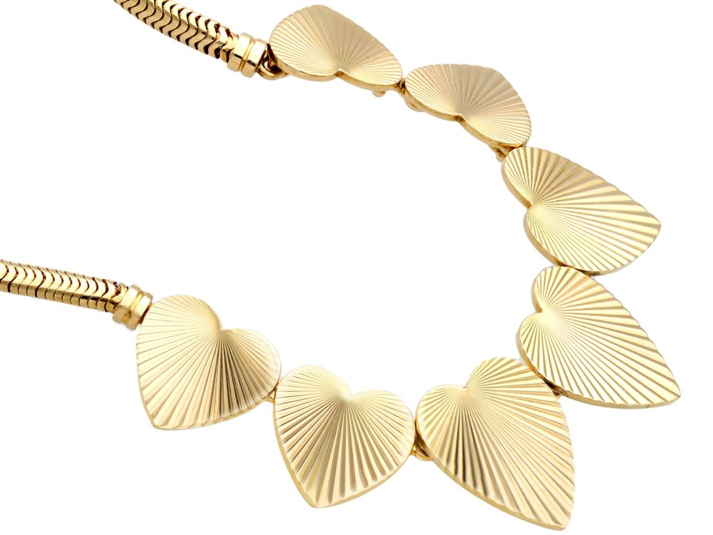 gold tiffany and co necklace
