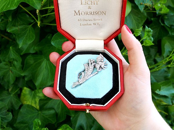 diamond brooch 