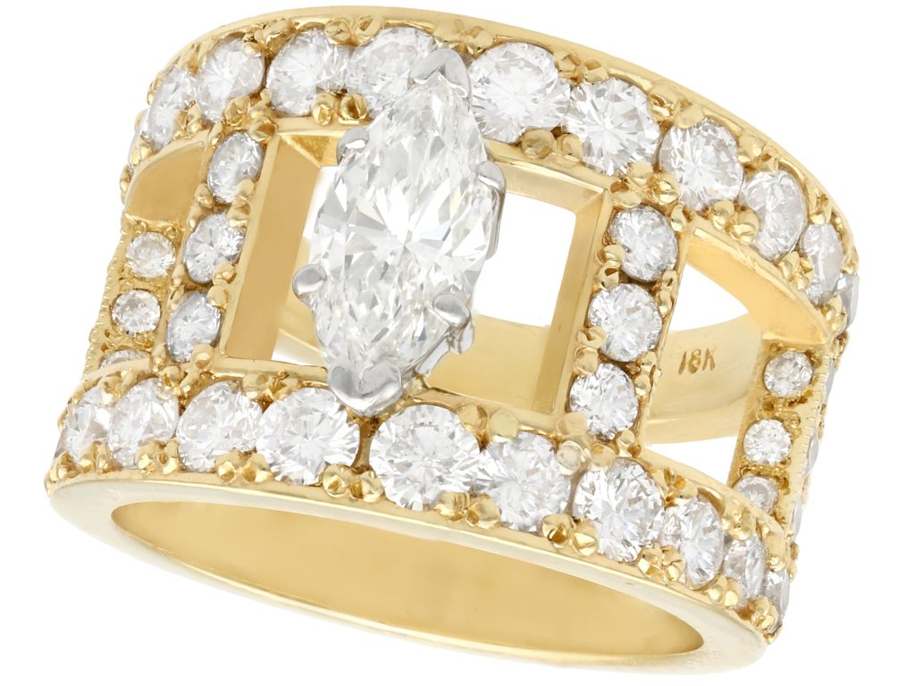 Dua Lipa Chunky Engagement Ring