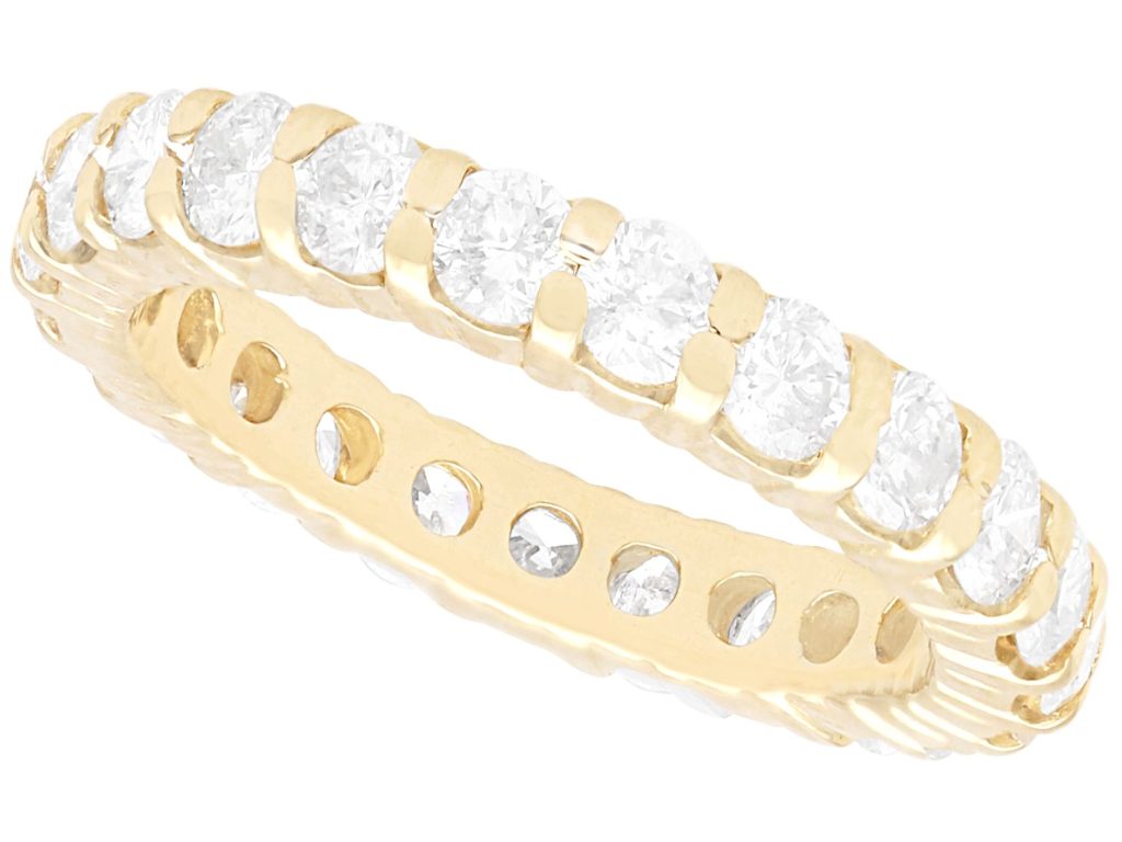 Gold and Diamond Eternity Ring