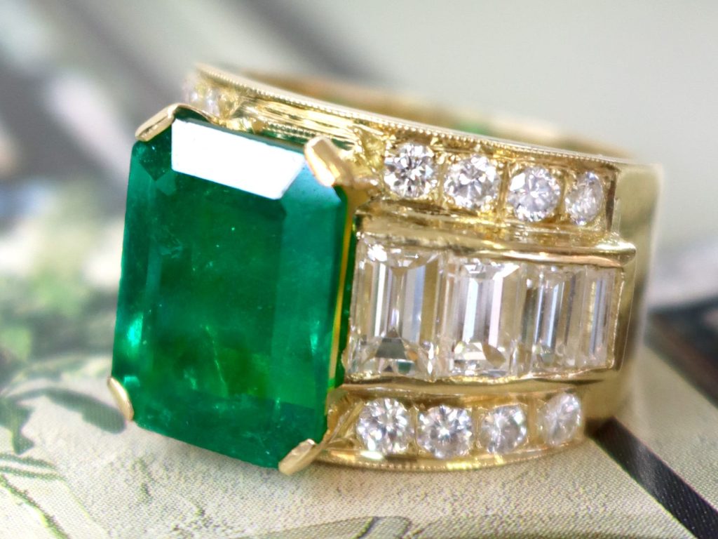 chunky engagement ring trend