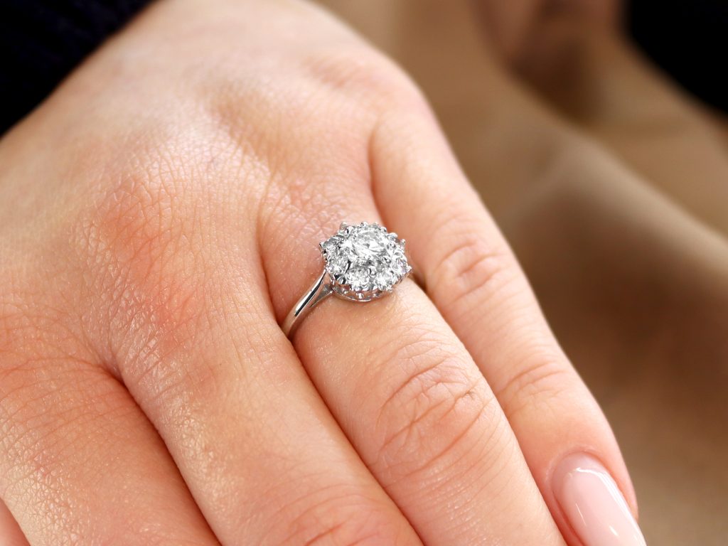 Classic Halo Engagement Ring