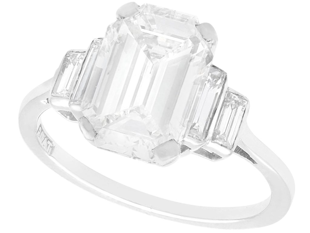 Emerald Cut Engagement Ring