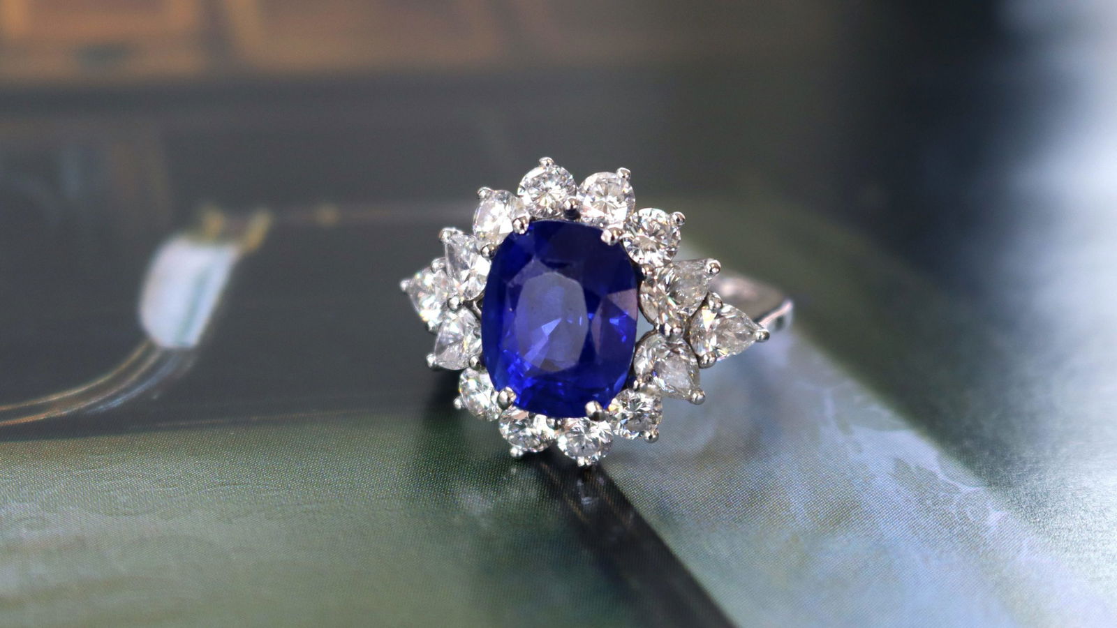 Kate Middleton Sapphire Cluster Ring