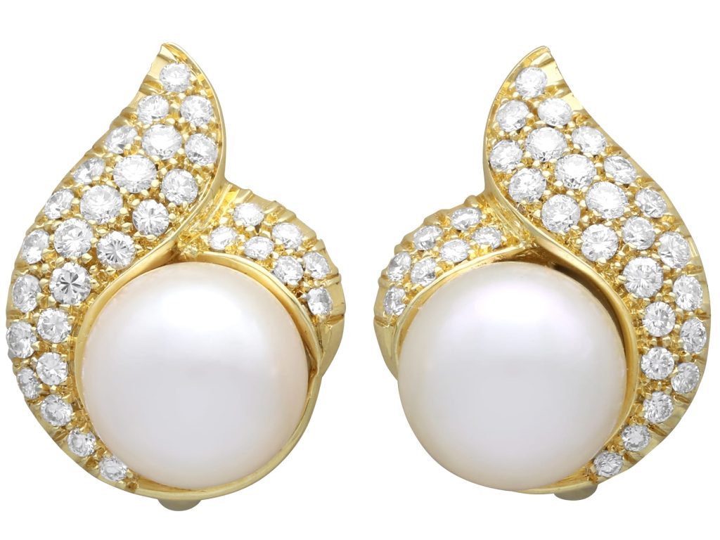 Princess Anne Vintage Pearl Earrings